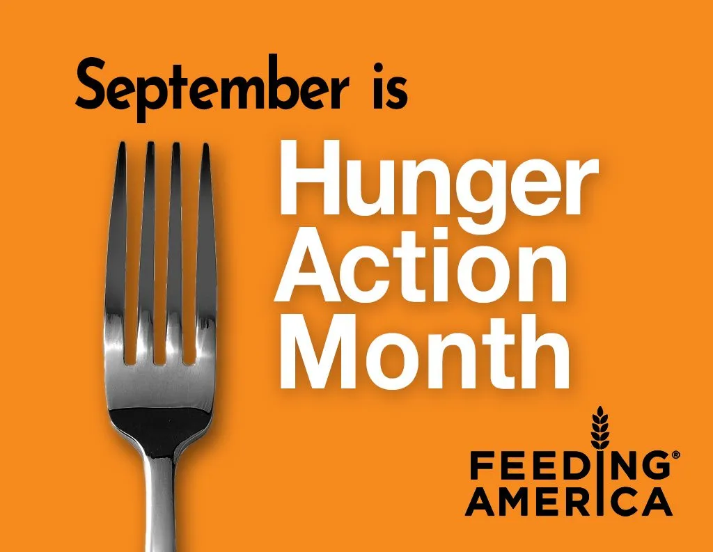 Hunger Action Month graphic